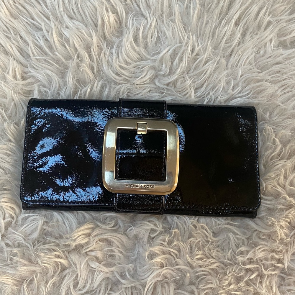 MICHAEL KORS Buckle Clutch